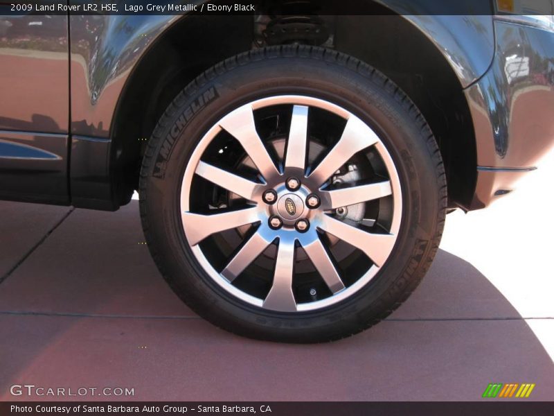 Lago Grey Metallic / Ebony Black 2009 Land Rover LR2 HSE