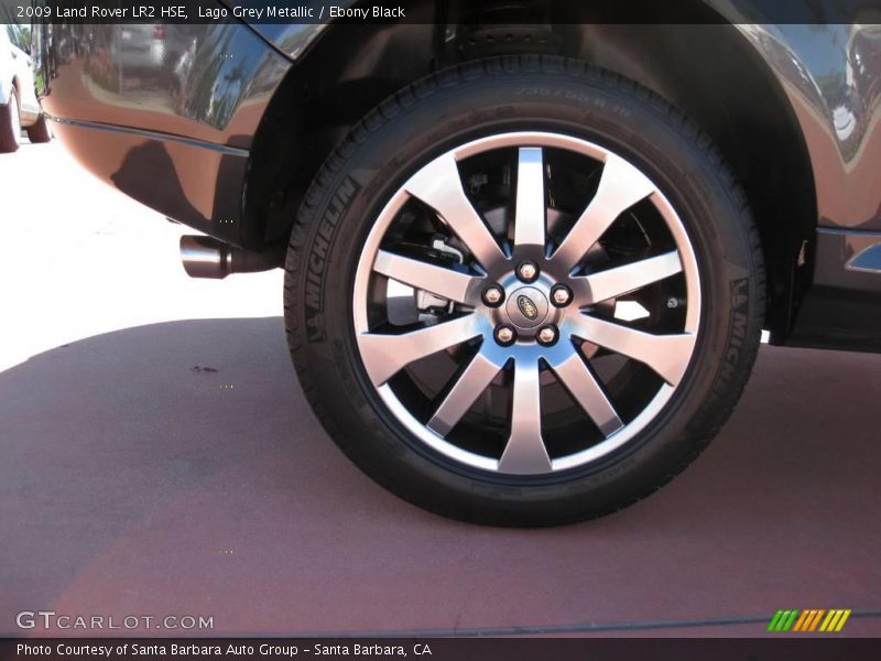 Lago Grey Metallic / Ebony Black 2009 Land Rover LR2 HSE