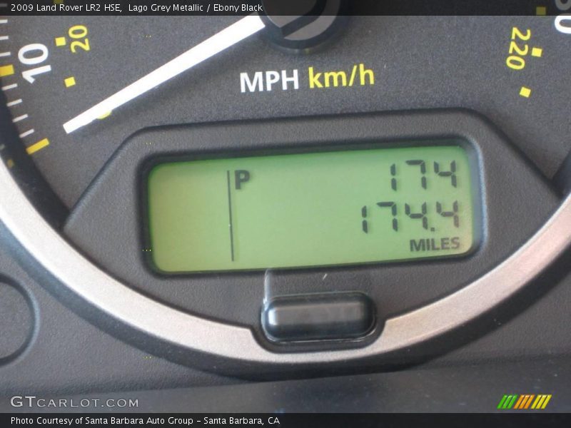 Lago Grey Metallic / Ebony Black 2009 Land Rover LR2 HSE