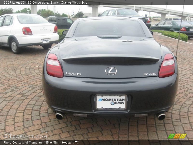 Smoky Granite Mica / Ecru 2007 Lexus SC 430 Convertible