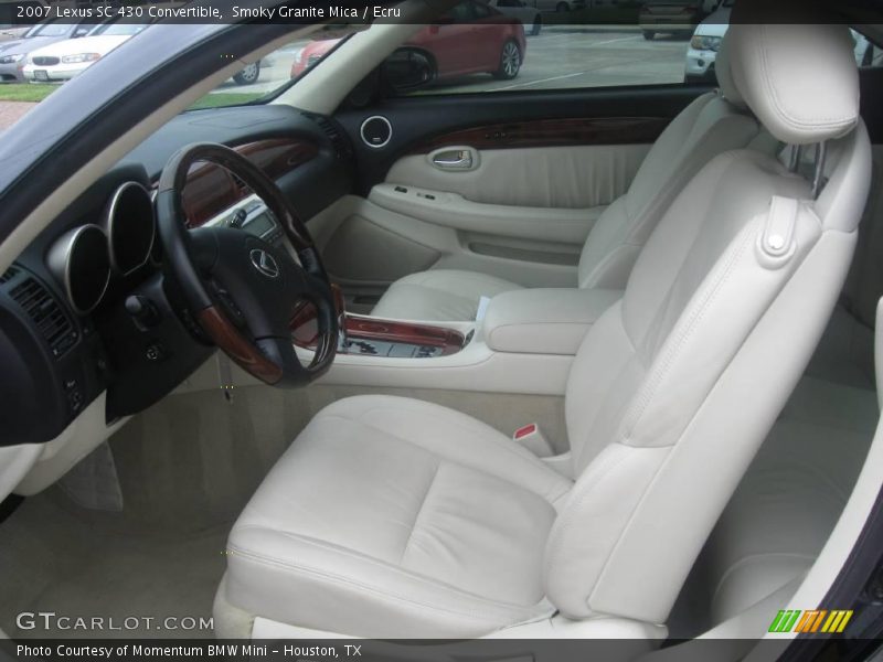 Smoky Granite Mica / Ecru 2007 Lexus SC 430 Convertible