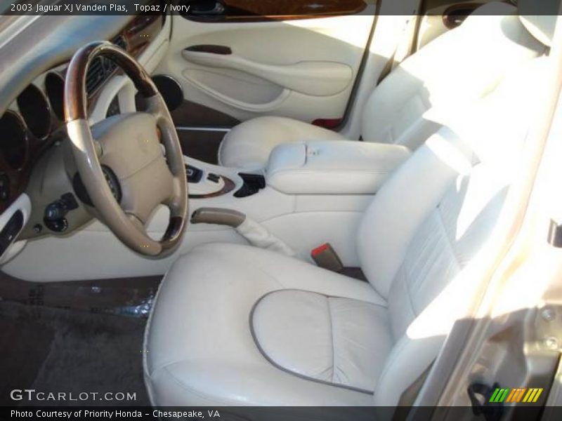 Topaz / Ivory 2003 Jaguar XJ Vanden Plas