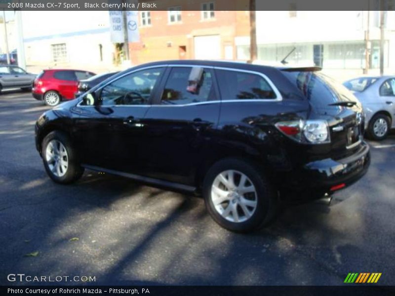 Black Cherry Mica / Black 2008 Mazda CX-7 Sport