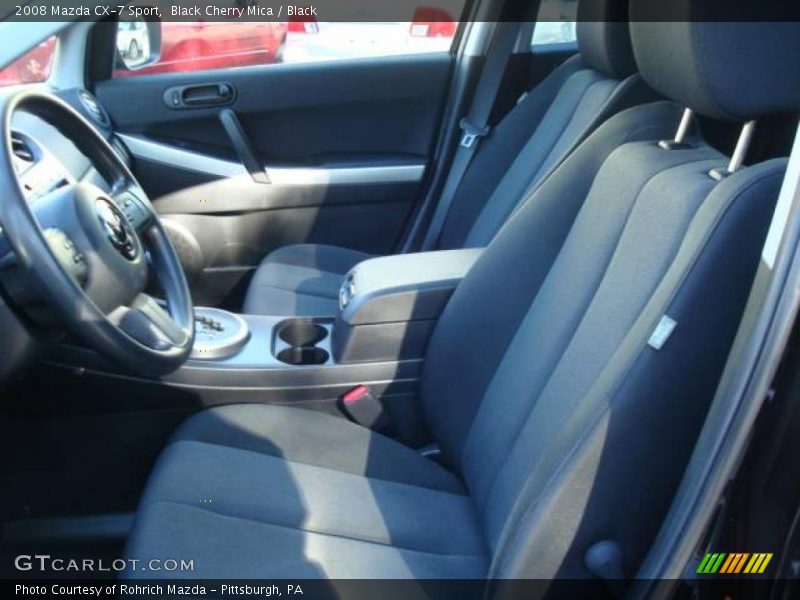Black Cherry Mica / Black 2008 Mazda CX-7 Sport