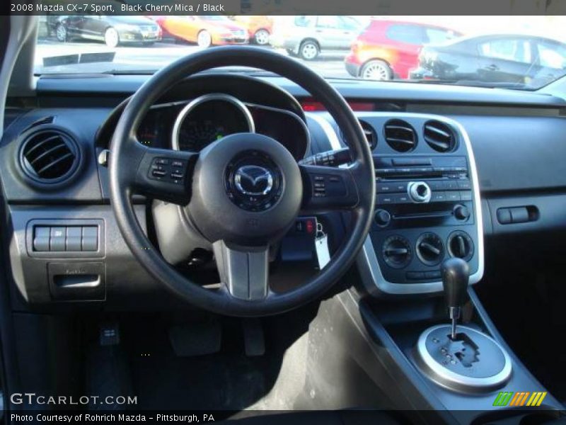 Black Cherry Mica / Black 2008 Mazda CX-7 Sport
