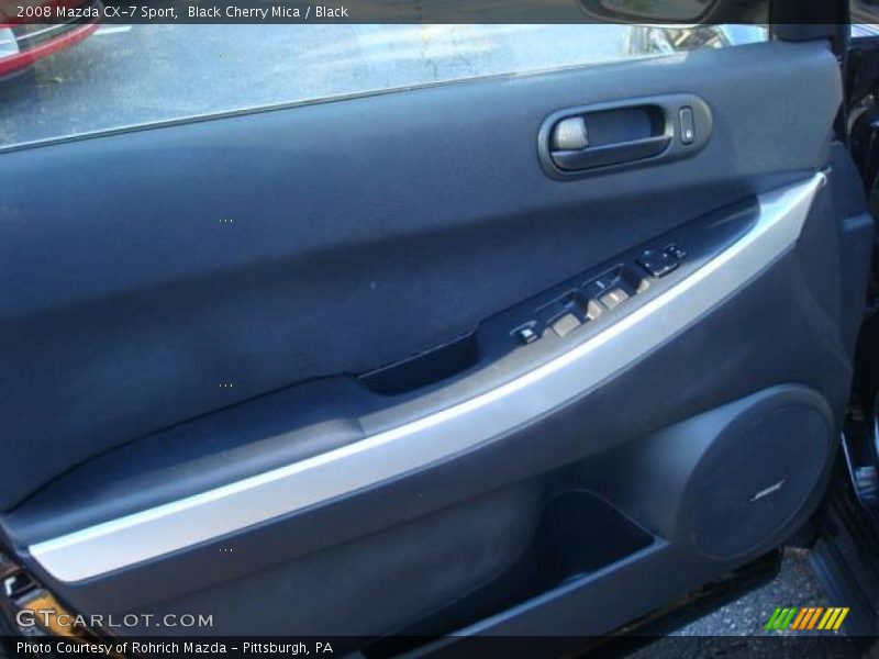Black Cherry Mica / Black 2008 Mazda CX-7 Sport