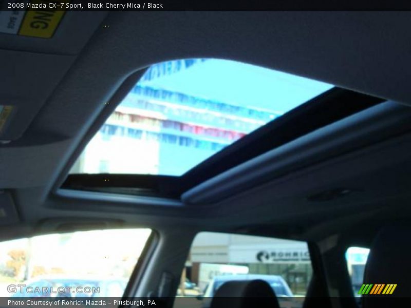 Black Cherry Mica / Black 2008 Mazda CX-7 Sport