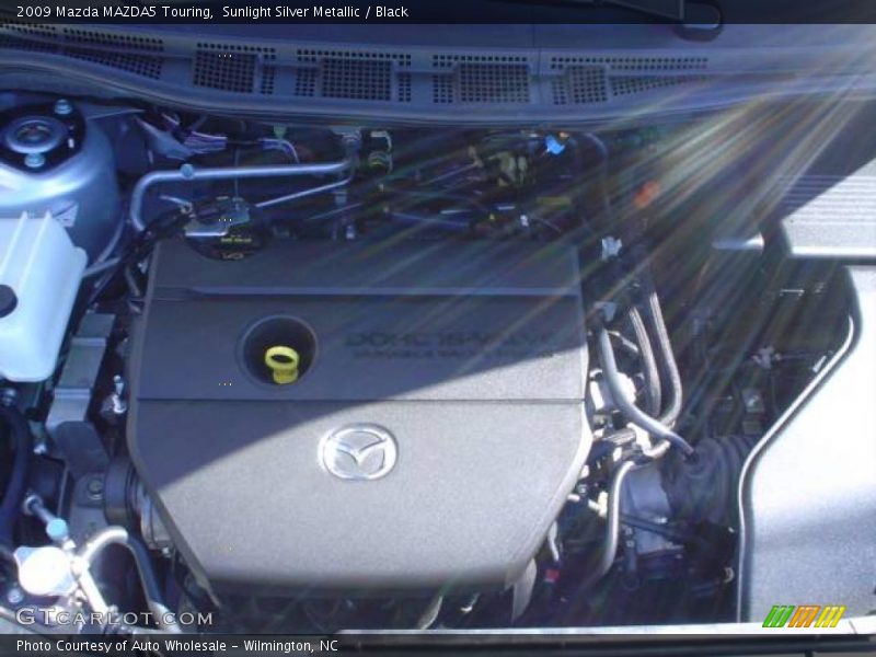Sunlight Silver Metallic / Black 2009 Mazda MAZDA5 Touring
