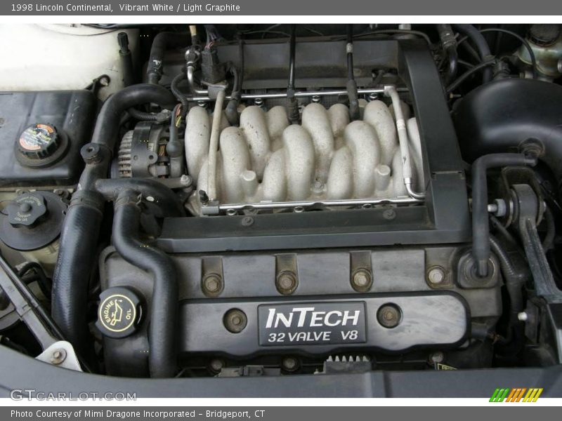 Vibrant White / Light Graphite 1998 Lincoln Continental