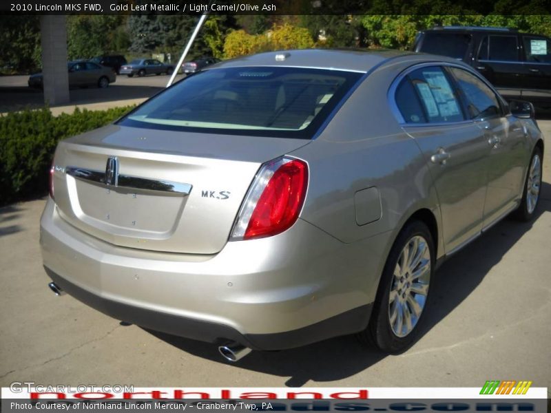 Gold Leaf Metallic / Light Camel/Olive Ash 2010 Lincoln MKS FWD