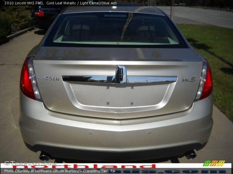 Gold Leaf Metallic / Light Camel/Olive Ash 2010 Lincoln MKS FWD