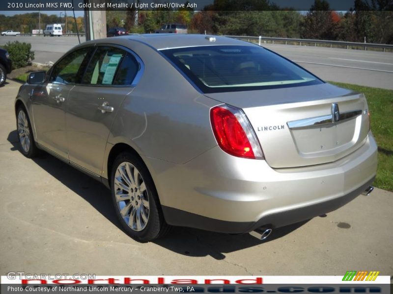 Gold Leaf Metallic / Light Camel/Olive Ash 2010 Lincoln MKS FWD