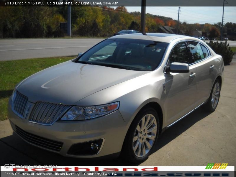 Gold Leaf Metallic / Light Camel/Olive Ash 2010 Lincoln MKS FWD