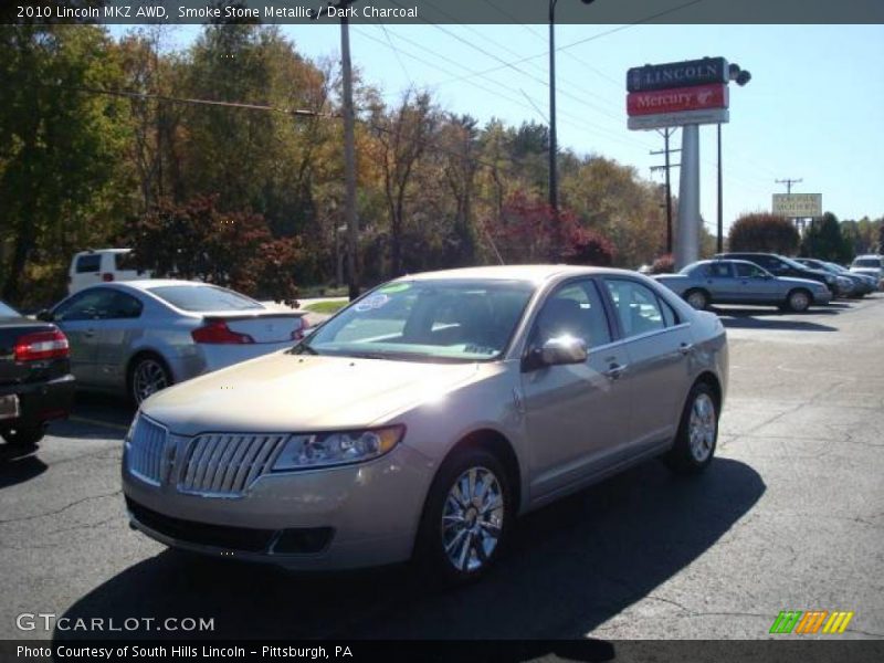Smoke Stone Metallic / Dark Charcoal 2010 Lincoln MKZ AWD