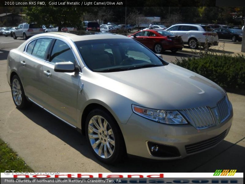 Gold Leaf Metallic / Light Camel/Olive Ash 2010 Lincoln MKS FWD