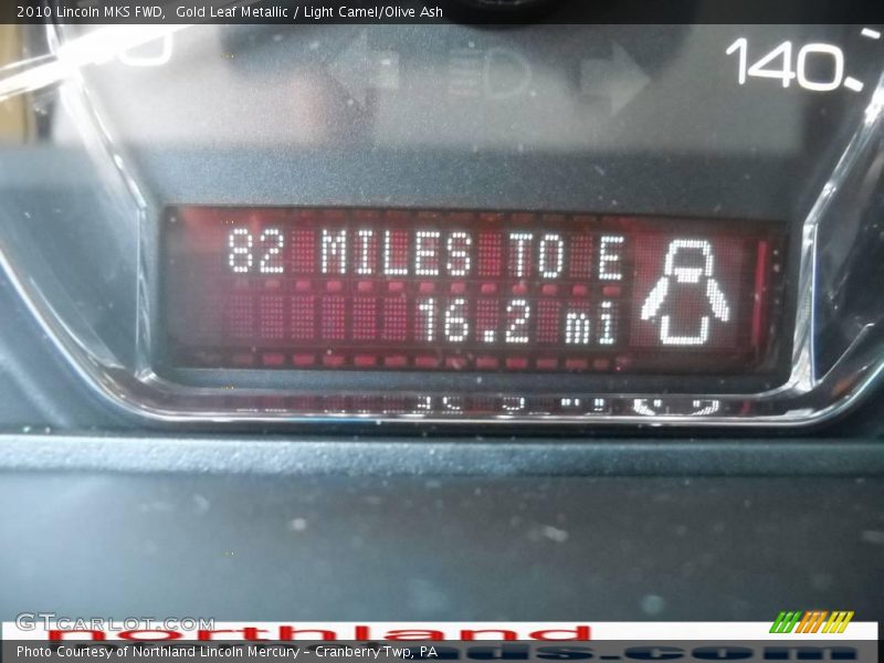 Gold Leaf Metallic / Light Camel/Olive Ash 2010 Lincoln MKS FWD