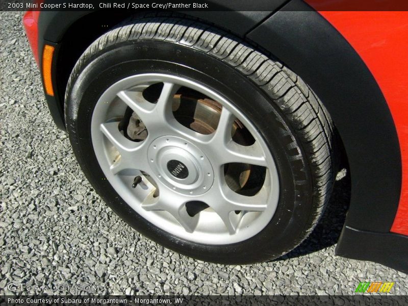 Chili Red / Space Grey/Panther Black 2003 Mini Cooper S Hardtop