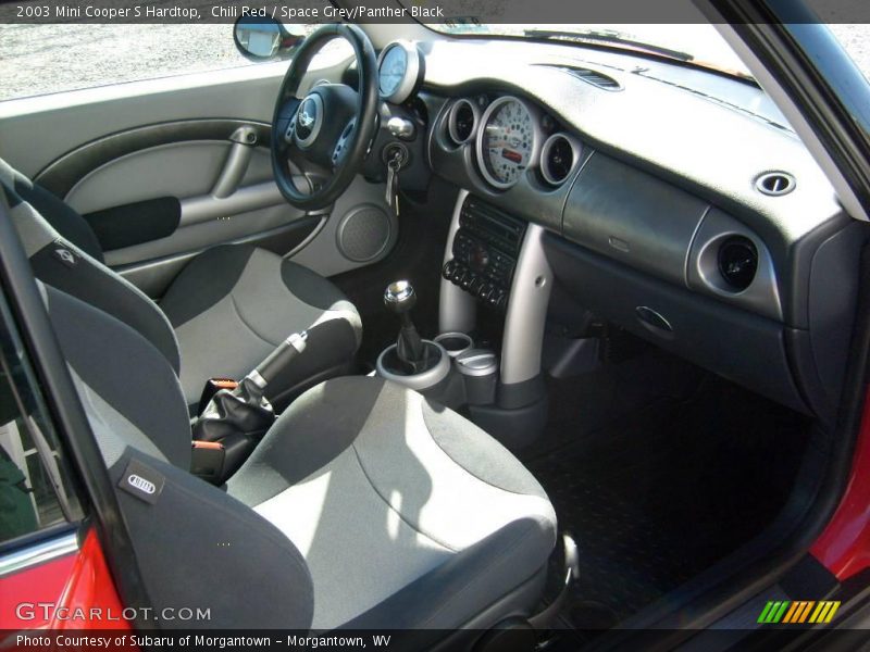 Chili Red / Space Grey/Panther Black 2003 Mini Cooper S Hardtop