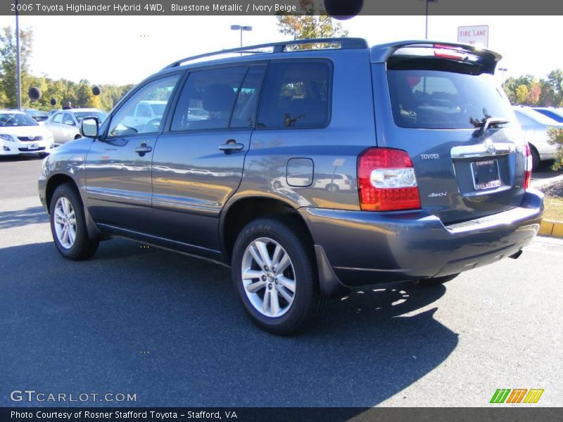 Bluestone Metallic / Ivory Beige 2006 Toyota Highlander Hybrid 4WD