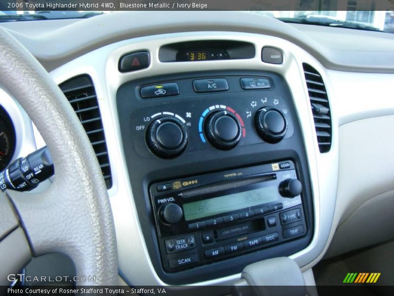 Bluestone Metallic / Ivory Beige 2006 Toyota Highlander Hybrid 4WD