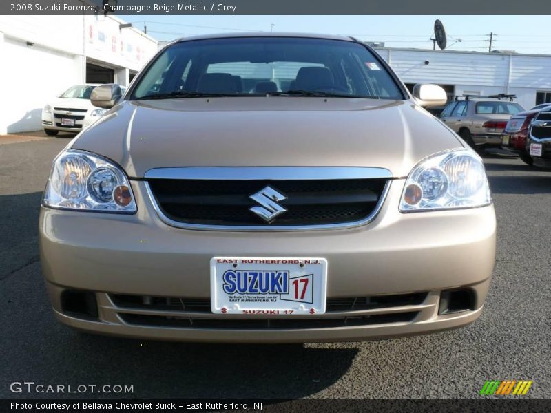 Champagne Beige Metallic / Grey 2008 Suzuki Forenza