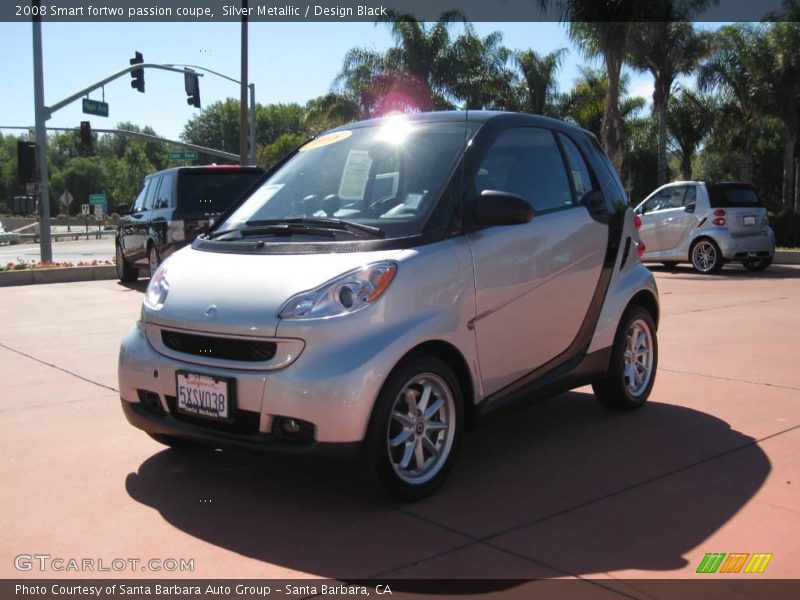 Silver Metallic / Design Black 2008 Smart fortwo passion coupe