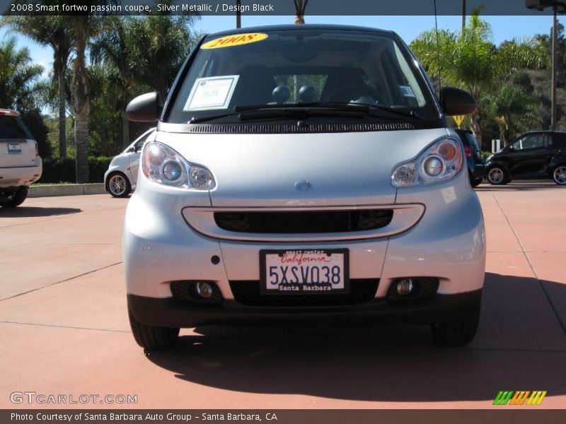 Silver Metallic / Design Black 2008 Smart fortwo passion coupe