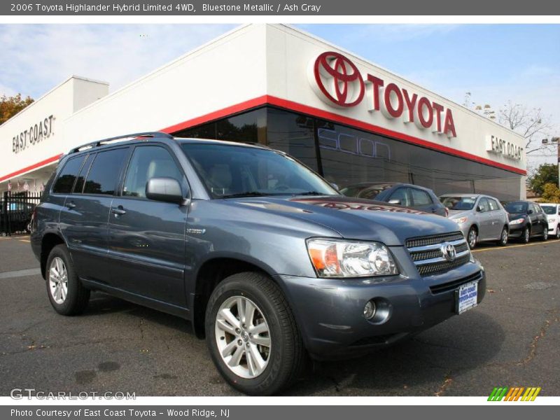 Bluestone Metallic / Ash Gray 2006 Toyota Highlander Hybrid Limited 4WD