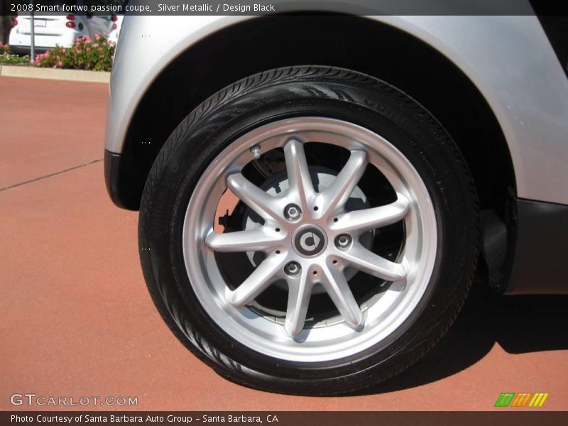 Silver Metallic / Design Black 2008 Smart fortwo passion coupe