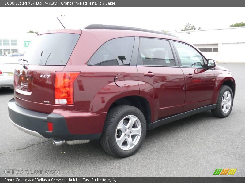 Cranberry Red Metallic / Beige 2008 Suzuki XL7 Luxury AWD