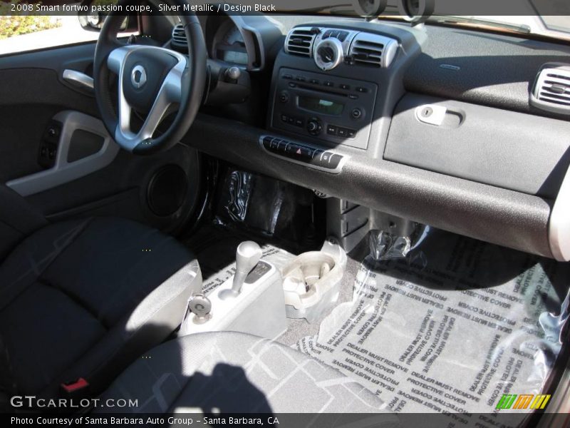Silver Metallic / Design Black 2008 Smart fortwo passion coupe
