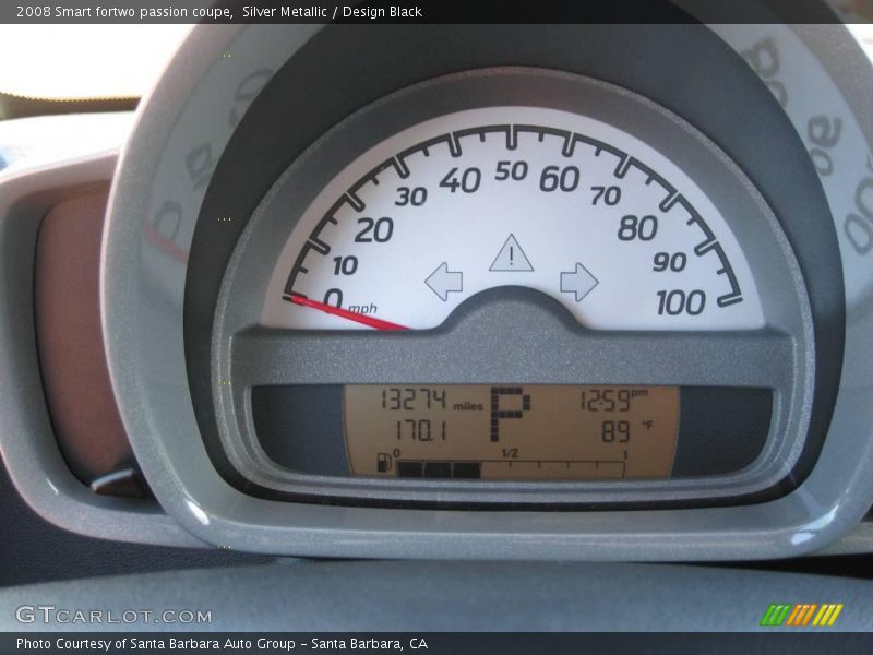 Silver Metallic / Design Black 2008 Smart fortwo passion coupe