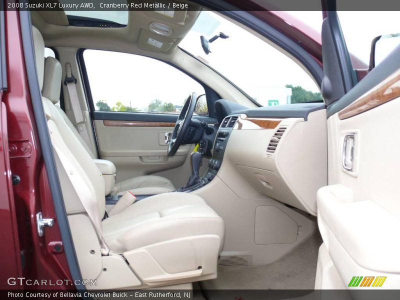 Cranberry Red Metallic / Beige 2008 Suzuki XL7 Luxury AWD