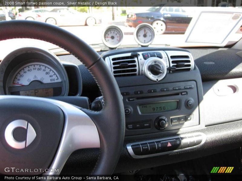 Silver Metallic / Design Black 2008 Smart fortwo passion coupe