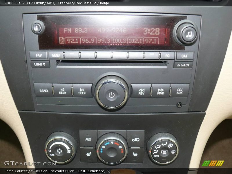 Cranberry Red Metallic / Beige 2008 Suzuki XL7 Luxury AWD