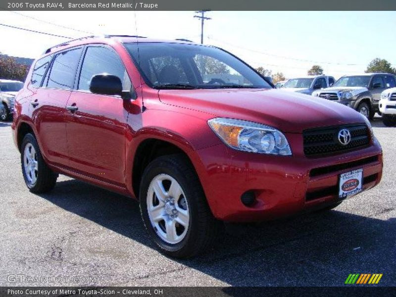 Barcelona Red Metallic / Taupe 2006 Toyota RAV4