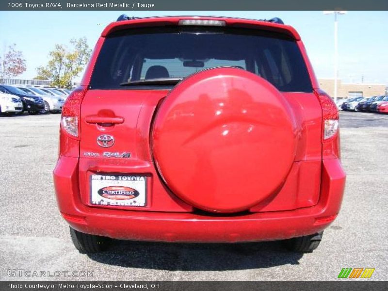 Barcelona Red Metallic / Taupe 2006 Toyota RAV4