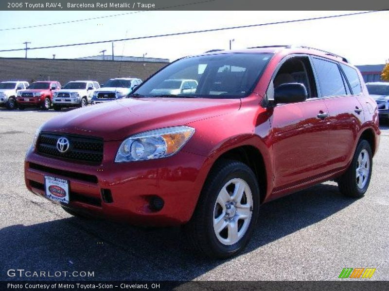 Barcelona Red Metallic / Taupe 2006 Toyota RAV4