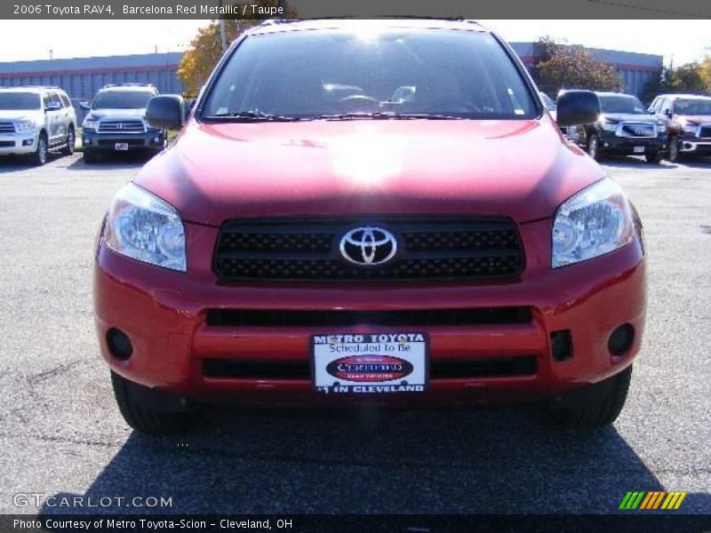 Barcelona Red Metallic / Taupe 2006 Toyota RAV4