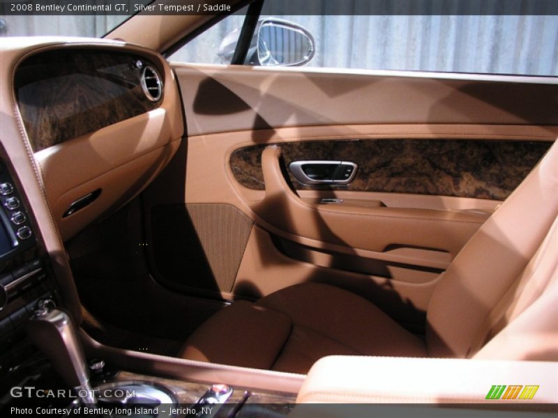 Silver Tempest / Saddle 2008 Bentley Continental GT