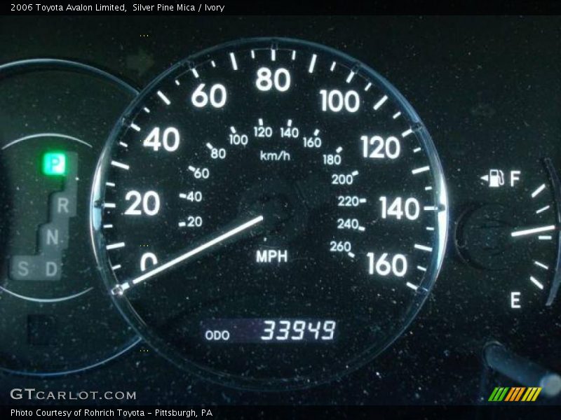 Silver Pine Mica / Ivory 2006 Toyota Avalon Limited