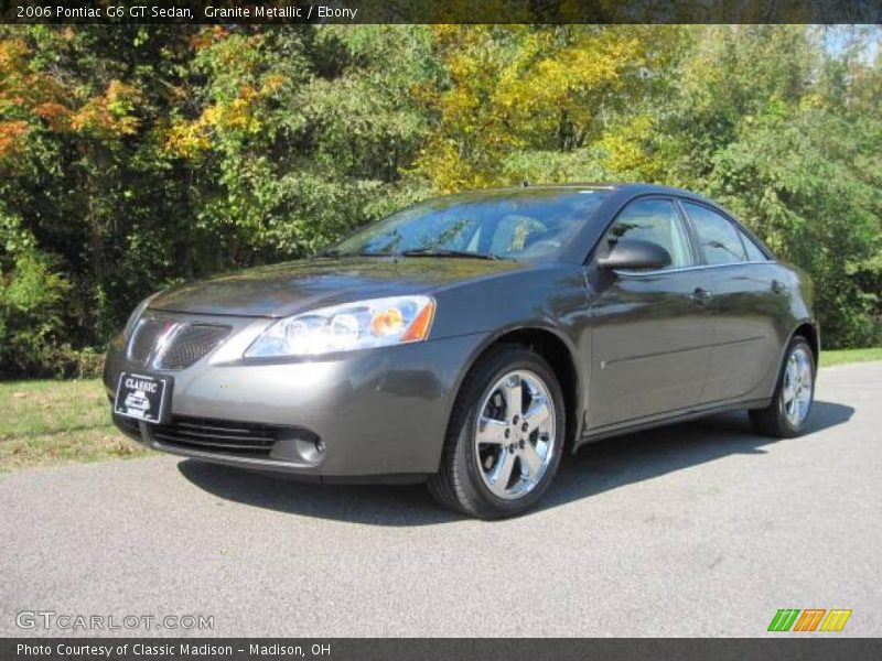 Granite Metallic / Ebony 2006 Pontiac G6 GT Sedan