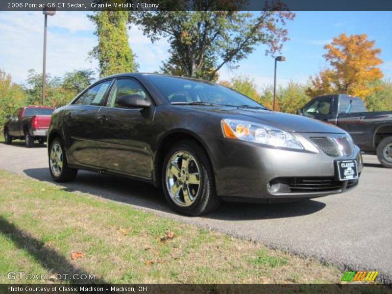 Granite Metallic / Ebony 2006 Pontiac G6 GT Sedan