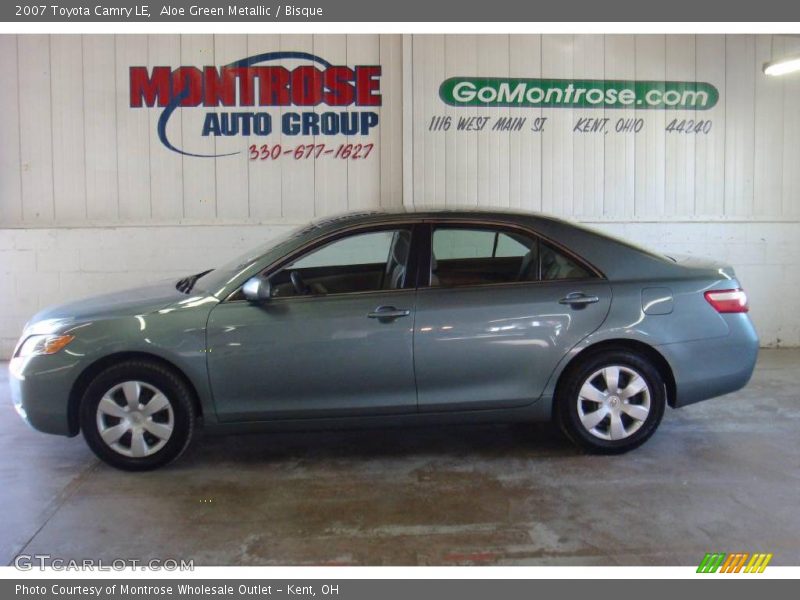 Aloe Green Metallic / Bisque 2007 Toyota Camry LE