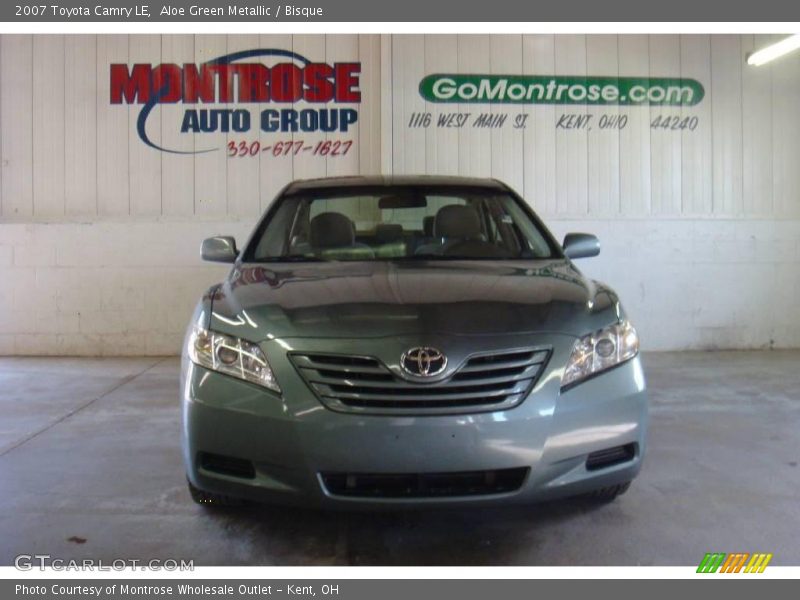 Aloe Green Metallic / Bisque 2007 Toyota Camry LE