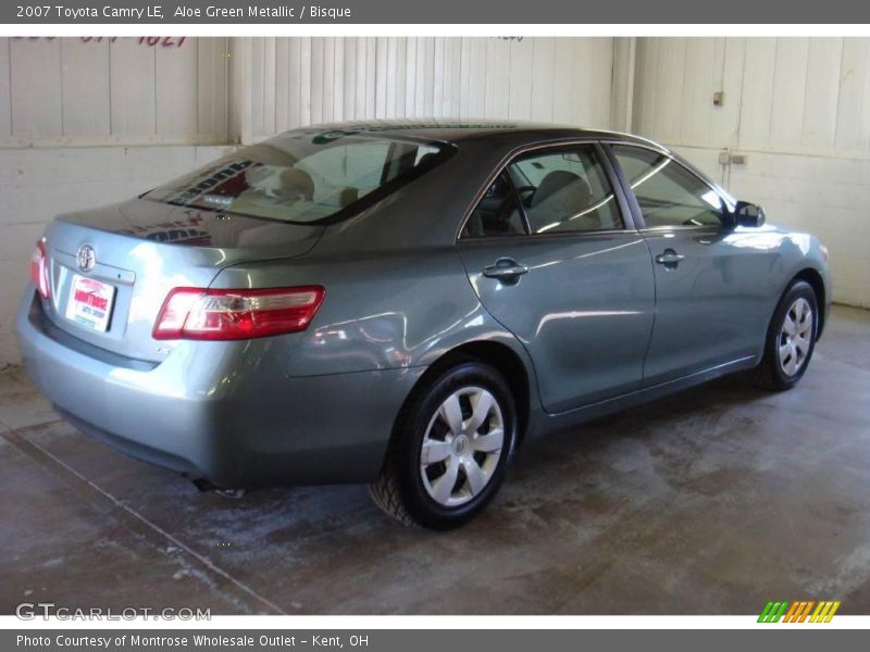 Aloe Green Metallic / Bisque 2007 Toyota Camry LE