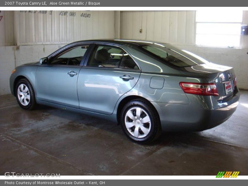 Aloe Green Metallic / Bisque 2007 Toyota Camry LE