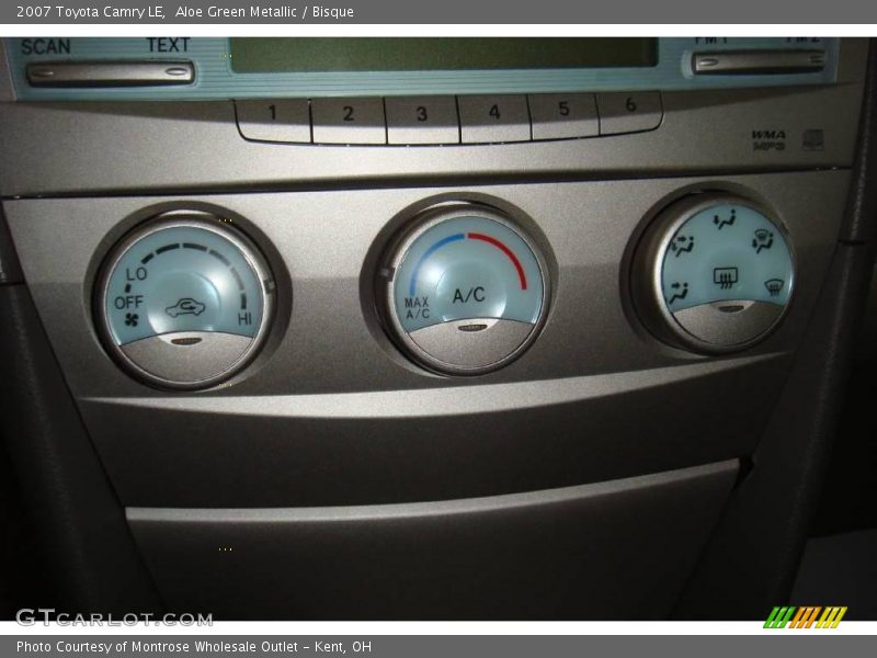 Aloe Green Metallic / Bisque 2007 Toyota Camry LE