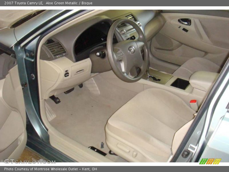 Aloe Green Metallic / Bisque 2007 Toyota Camry LE