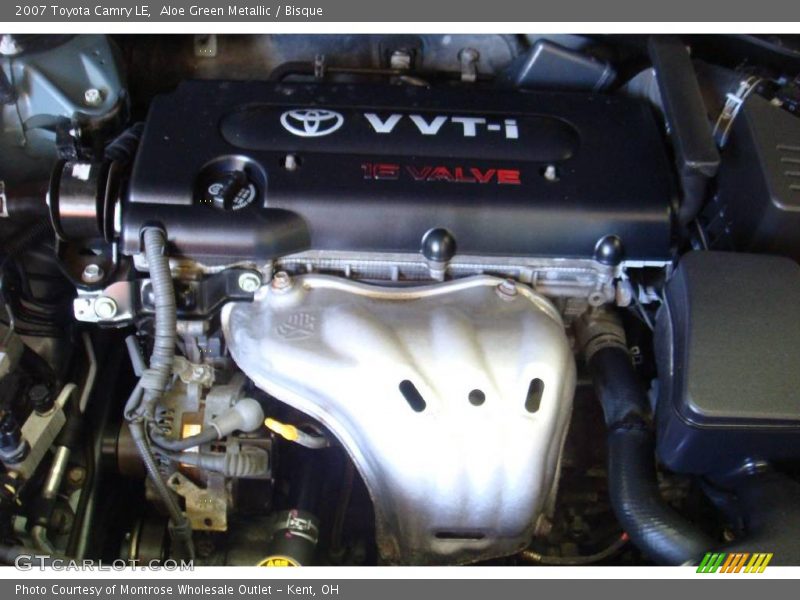 Aloe Green Metallic / Bisque 2007 Toyota Camry LE
